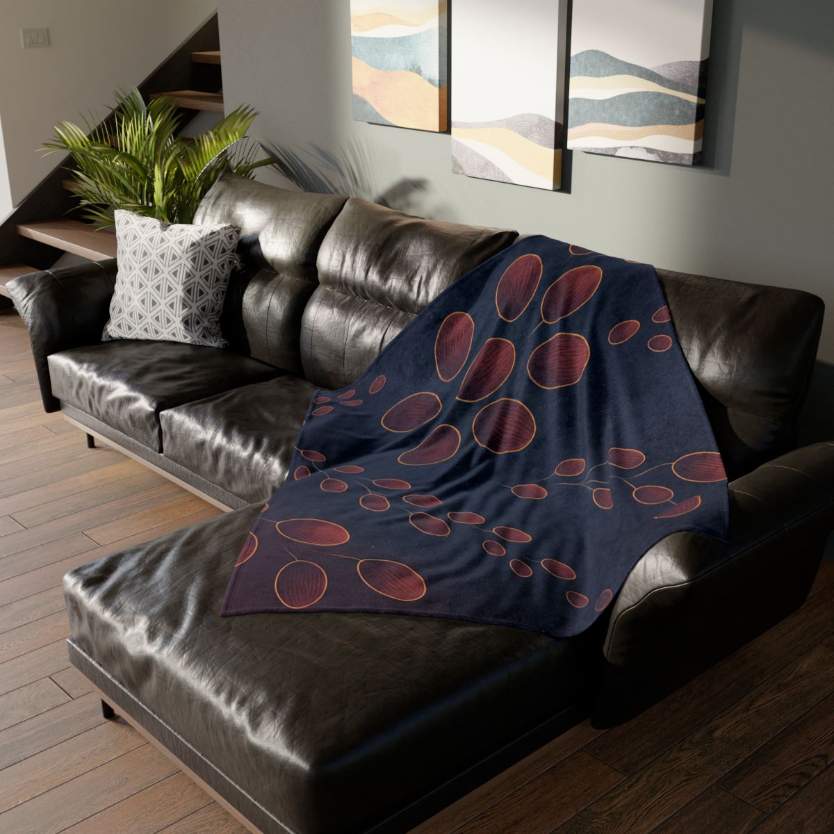 Galactic Seed Cluster decorative home blankets