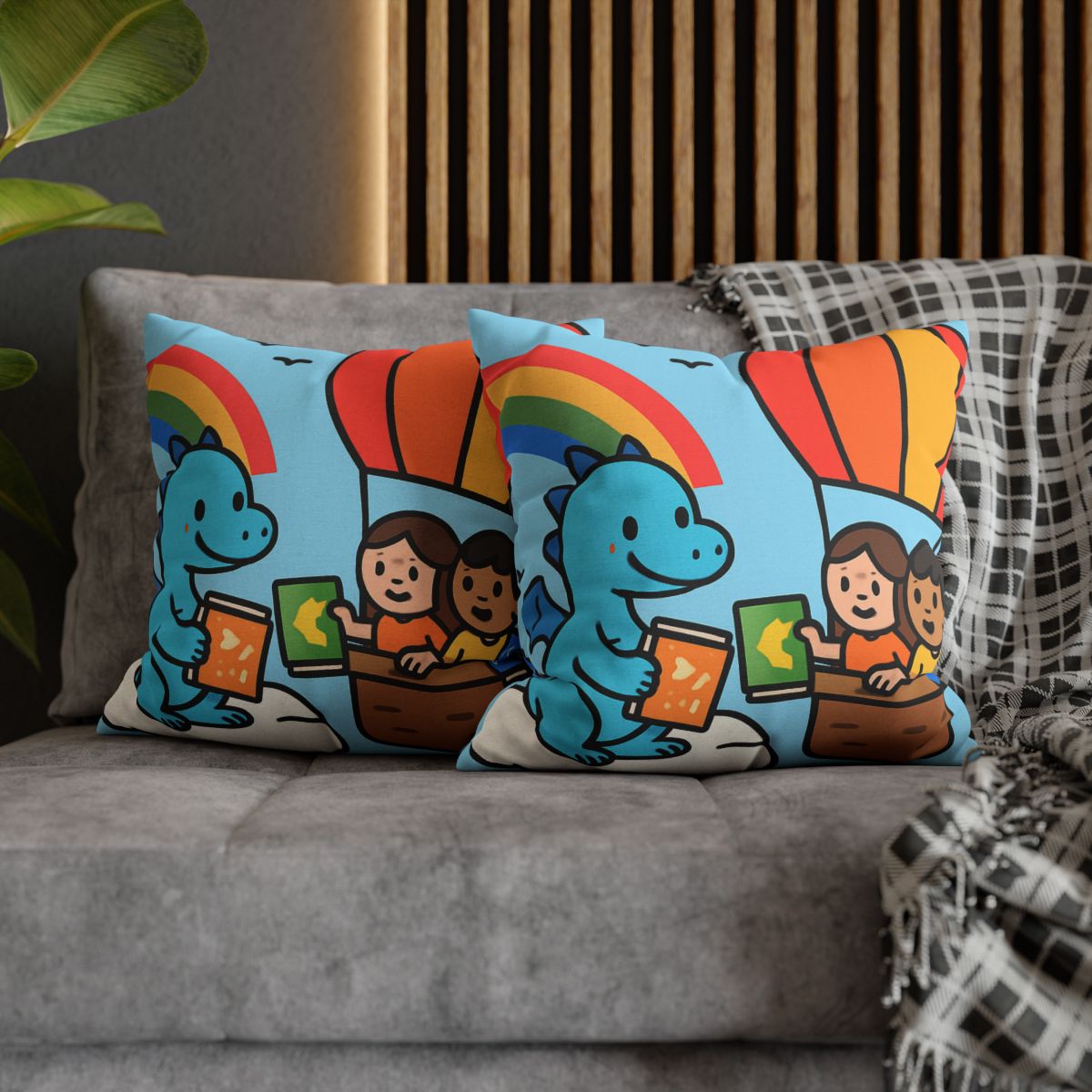 Cloud Library Run By A Gentle Dragon unique gift pillow cases