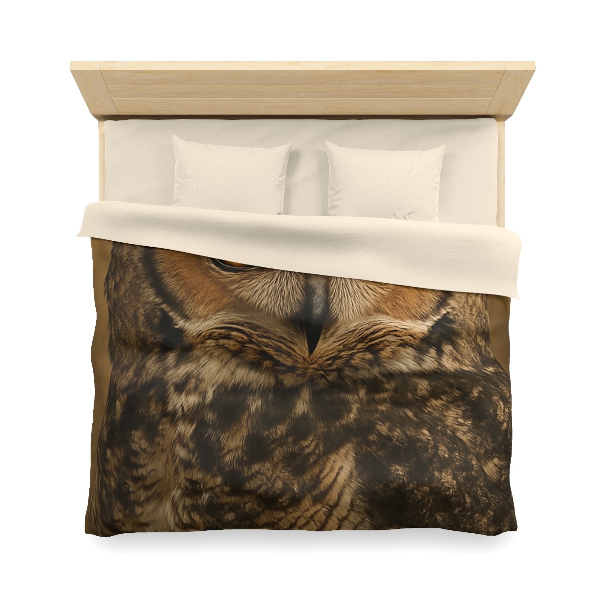 Amber Vigil Great Horned Owl soft comforter duvets