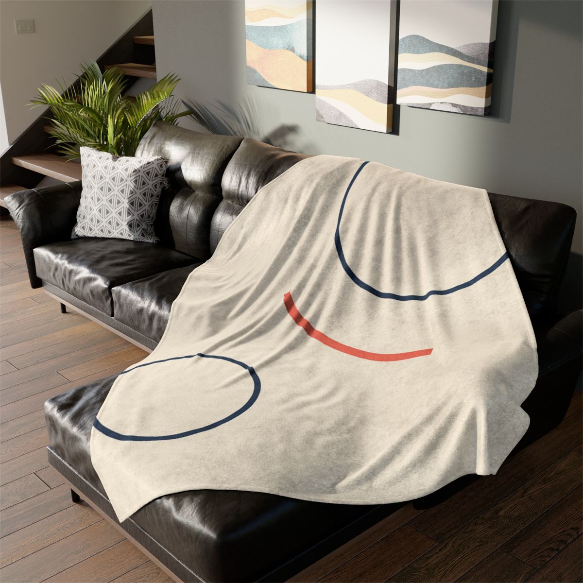 Orbit Gap Circle Pair trendy patterned blankets
