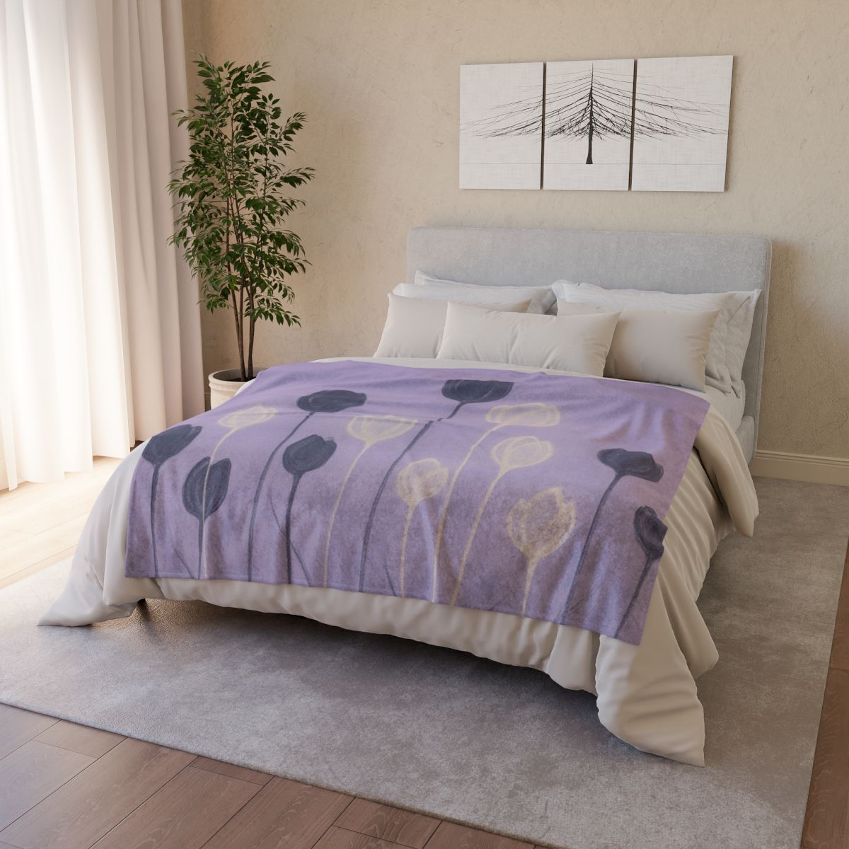 Bud Horizon Silhouette warm winter blankets