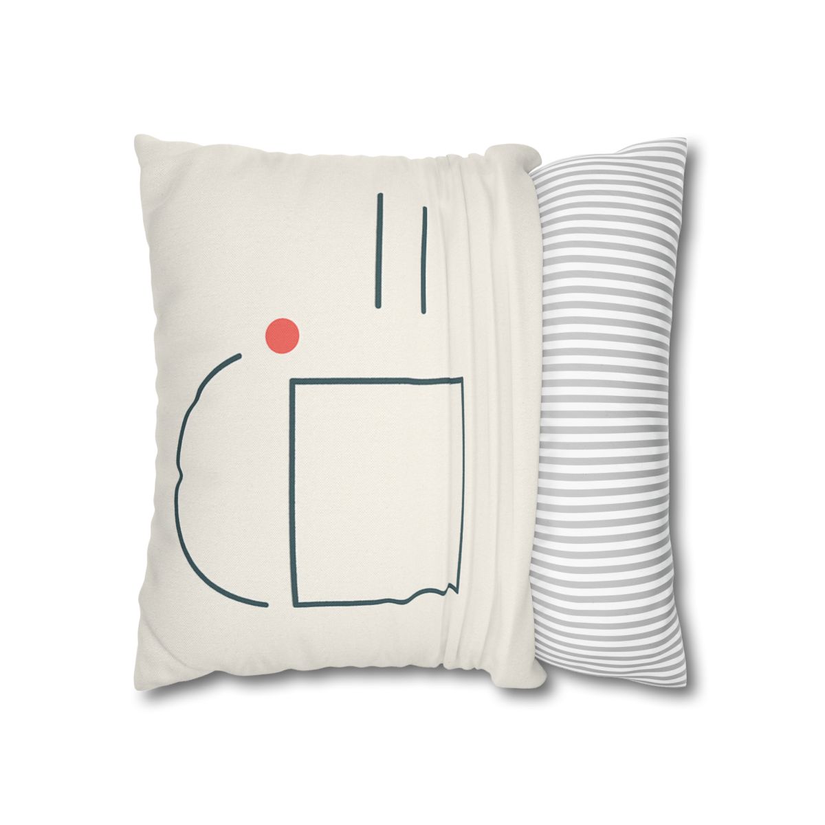 Open Frame With Drifting Arc personalized pillow covers