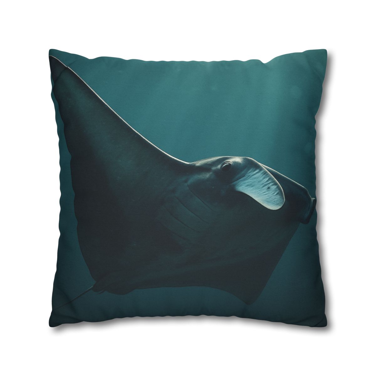 Glasswing Glide Manta Ray designer print pillow cases