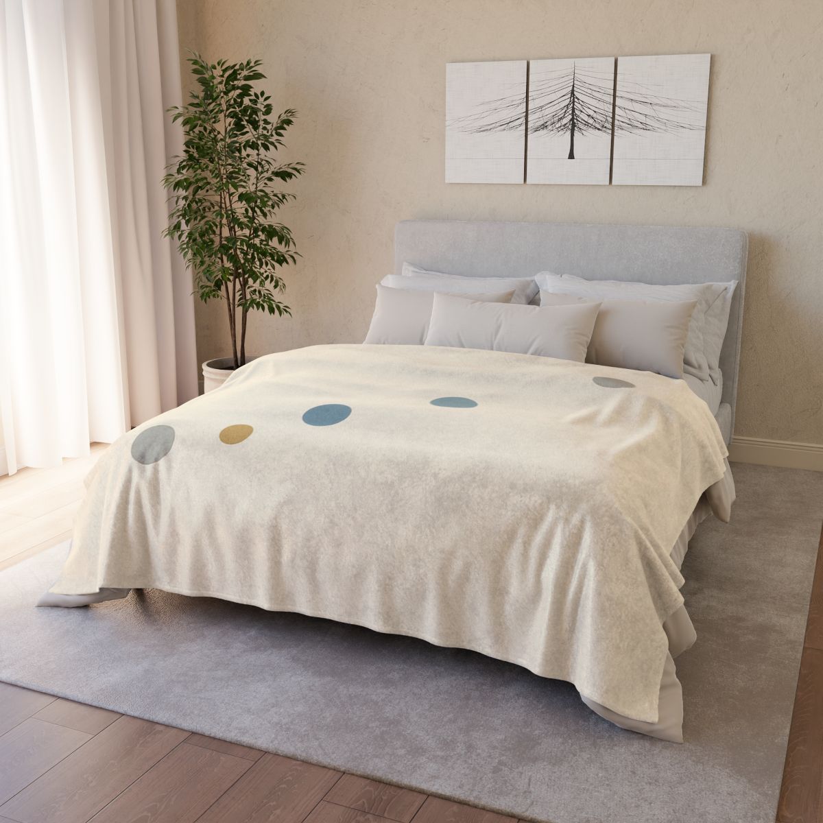 Diagonal Cluster And Silent Void trendy patterned blankets