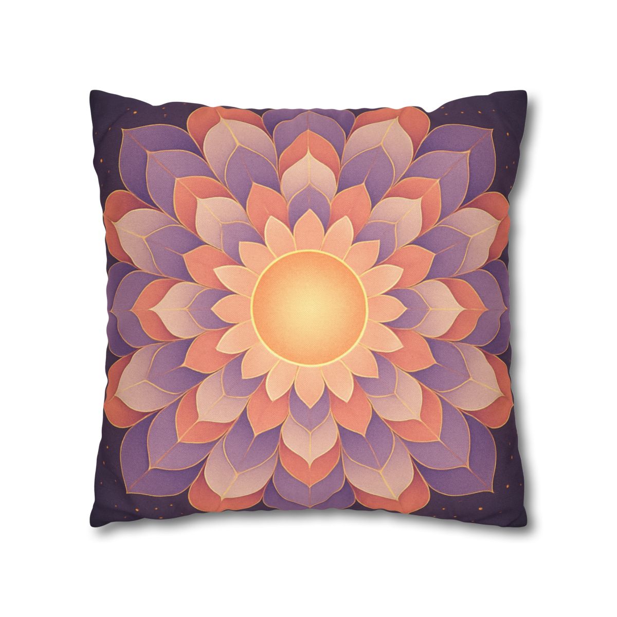 Petal Halo Mandala Drift unique gift pillow cases