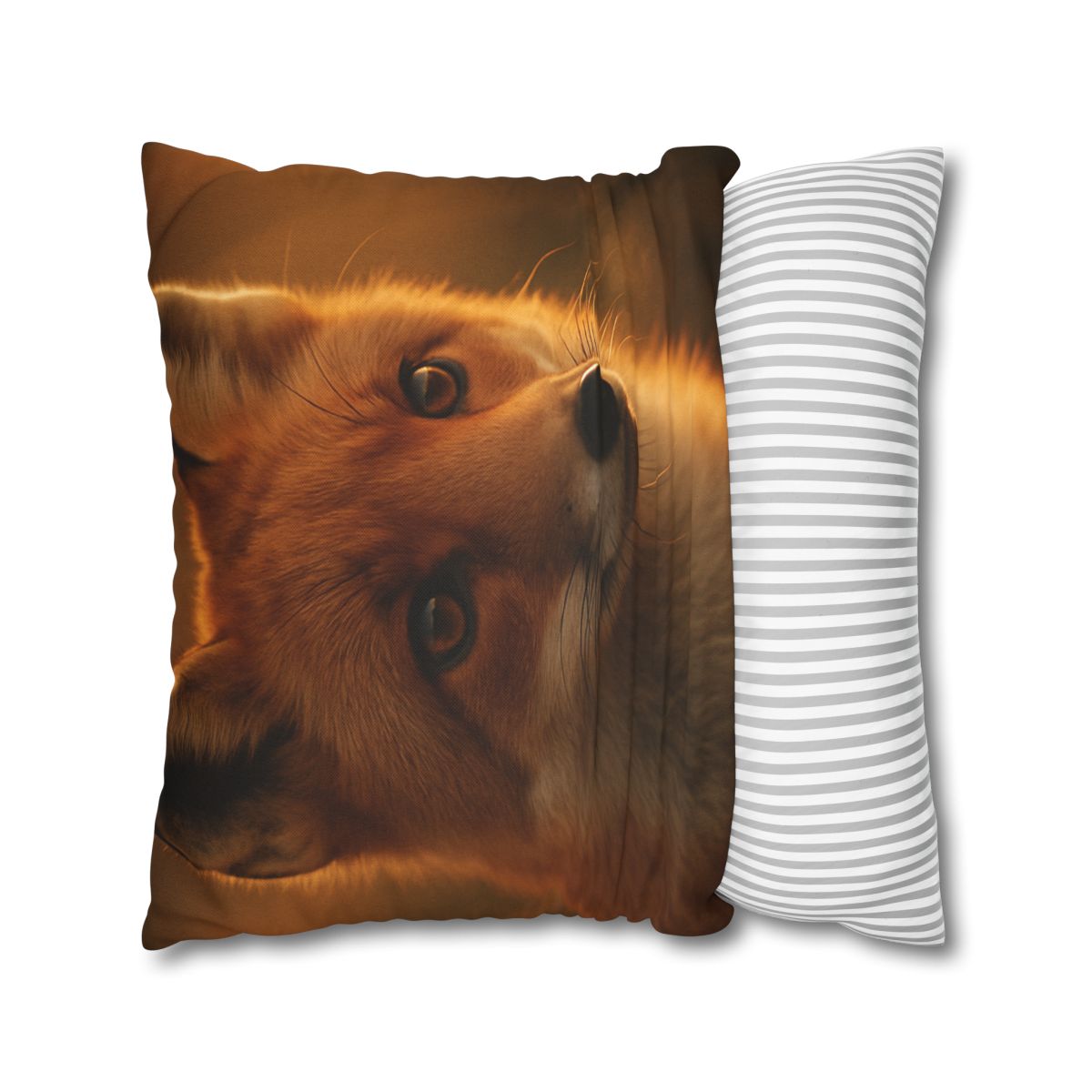 Crimson Whisper Red Fox soft cotton pillow cases