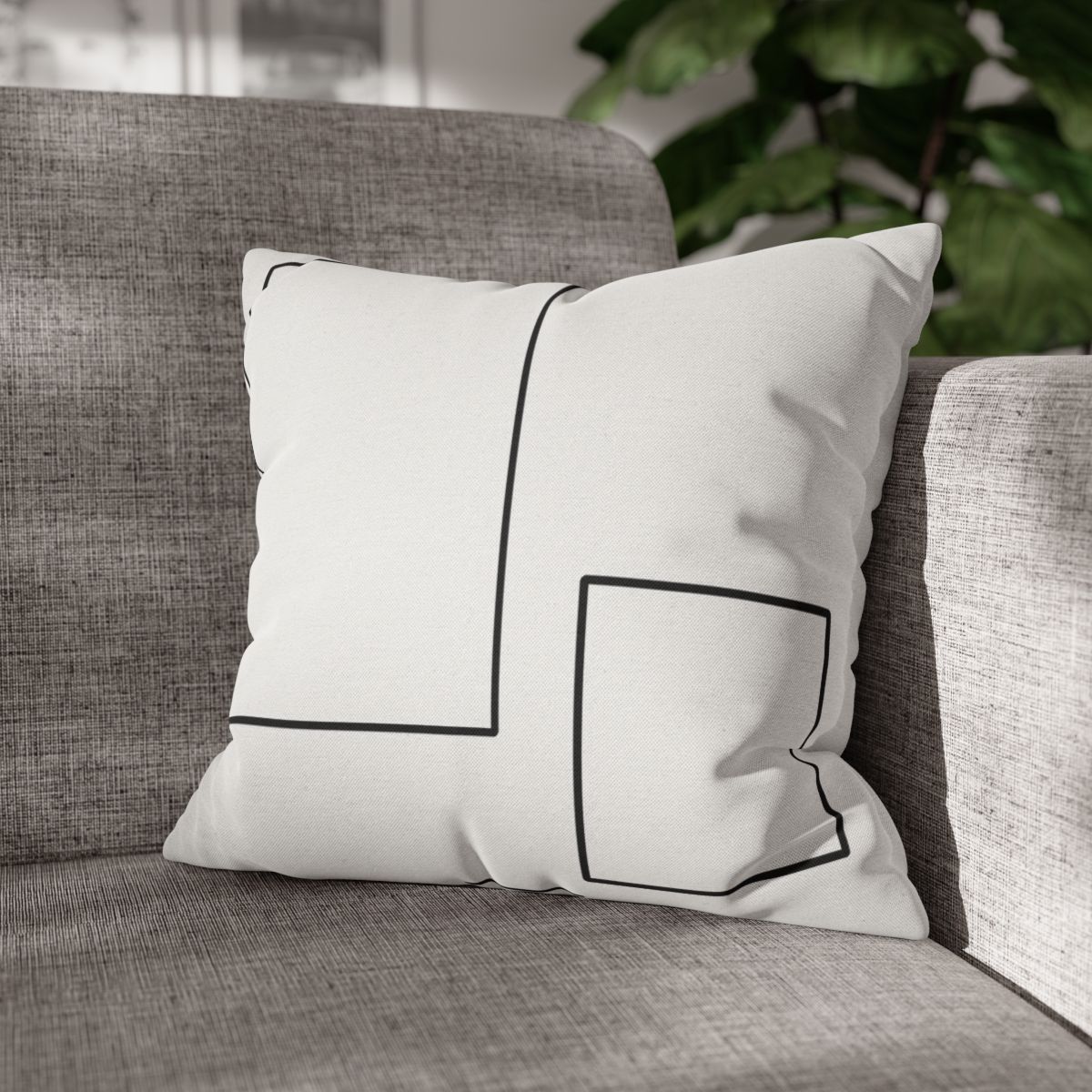 Offset Rectangle Pair With Anchor Line personalized pillow covers
