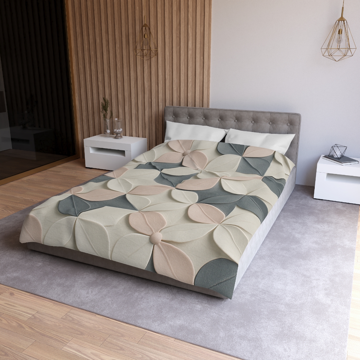 Blossom Fold Tessellation personalized bedding duvets