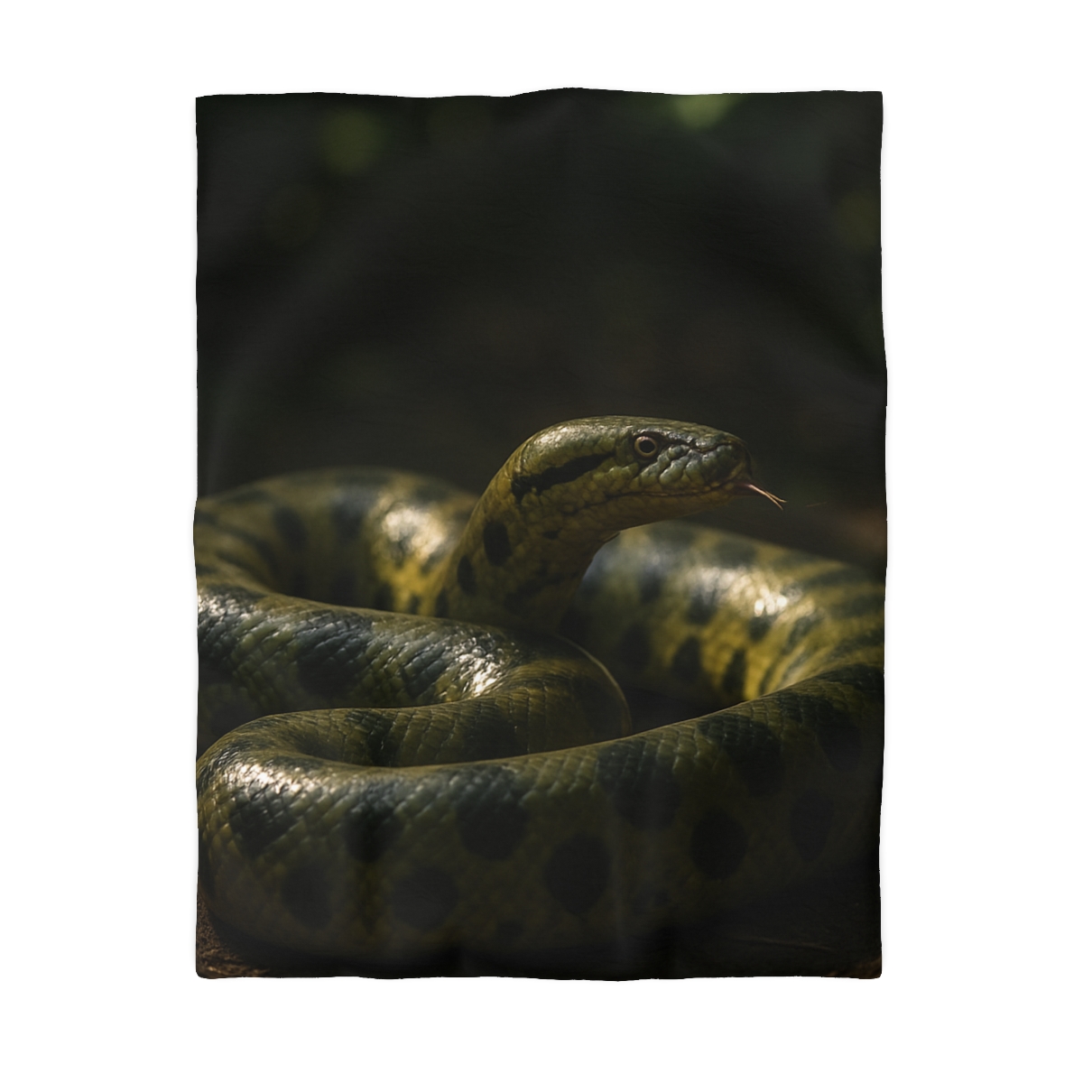 Shadow Ribbon Green Anaconda stylish duvet covers