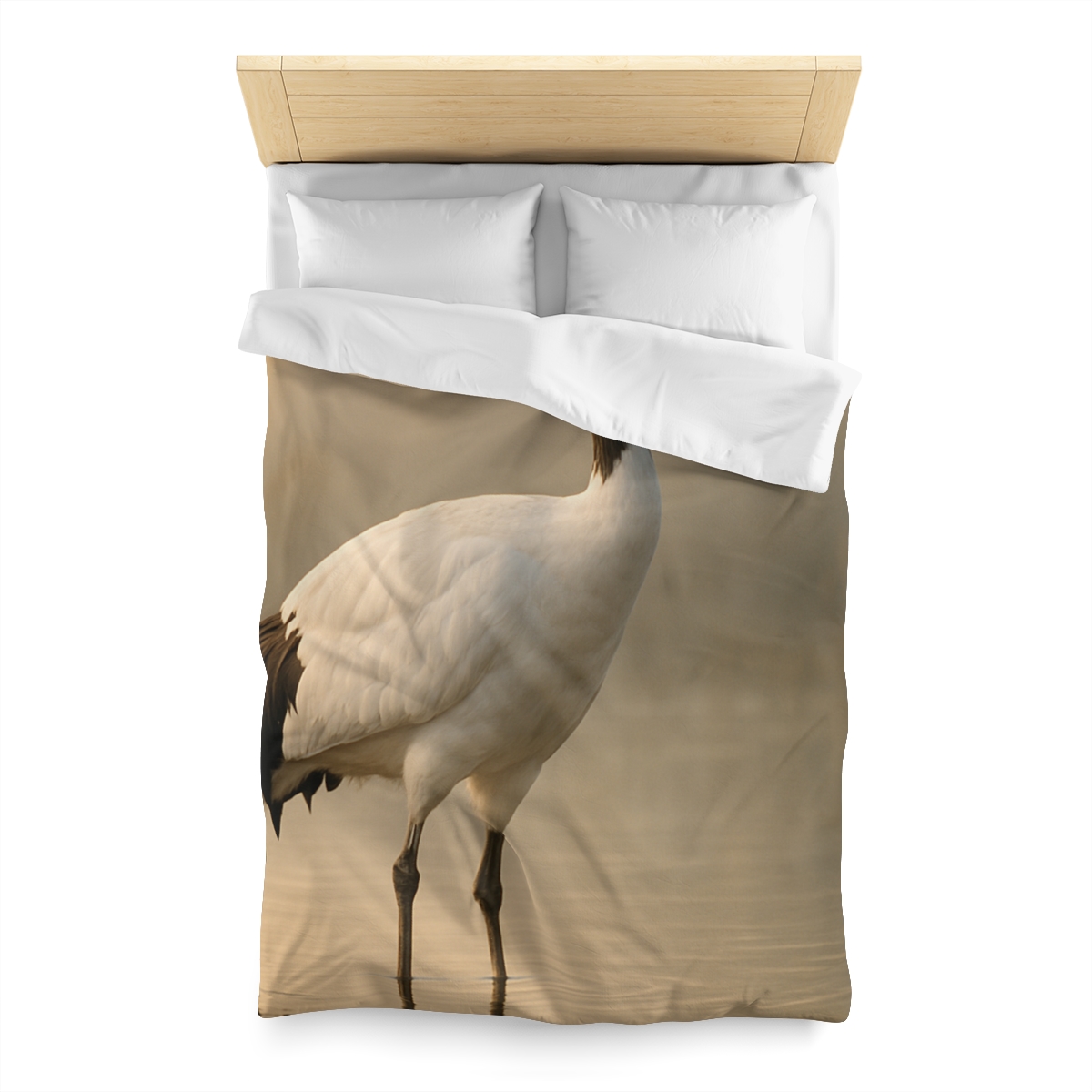 Dawn Balance Red Crowned Crane duvets for gifts