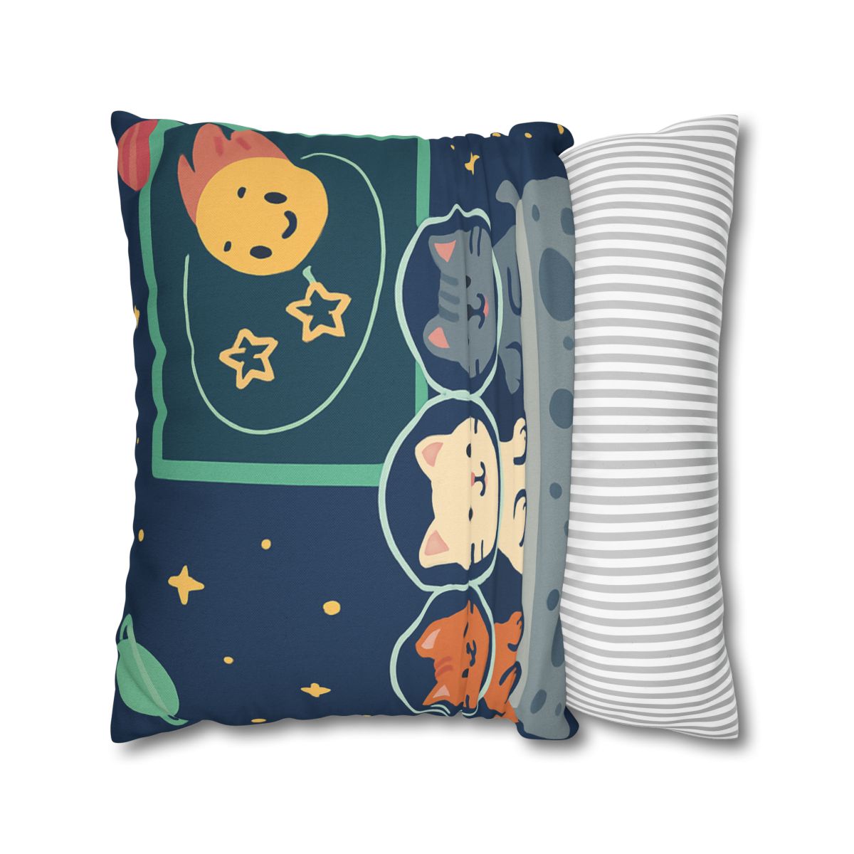 Comet Classroom For Curious Kittens personalized pillow covers