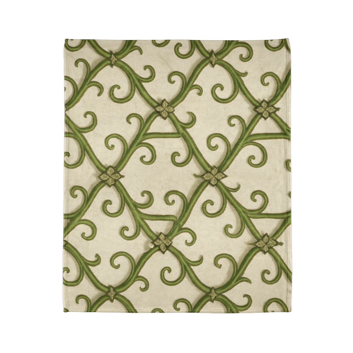 Vine Lattice Panorama custom blankets