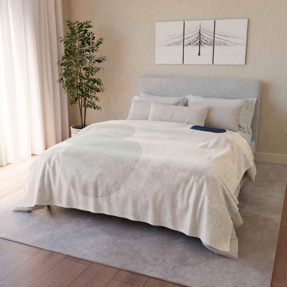 Quiet Orbit Of Three Circles custom blankets