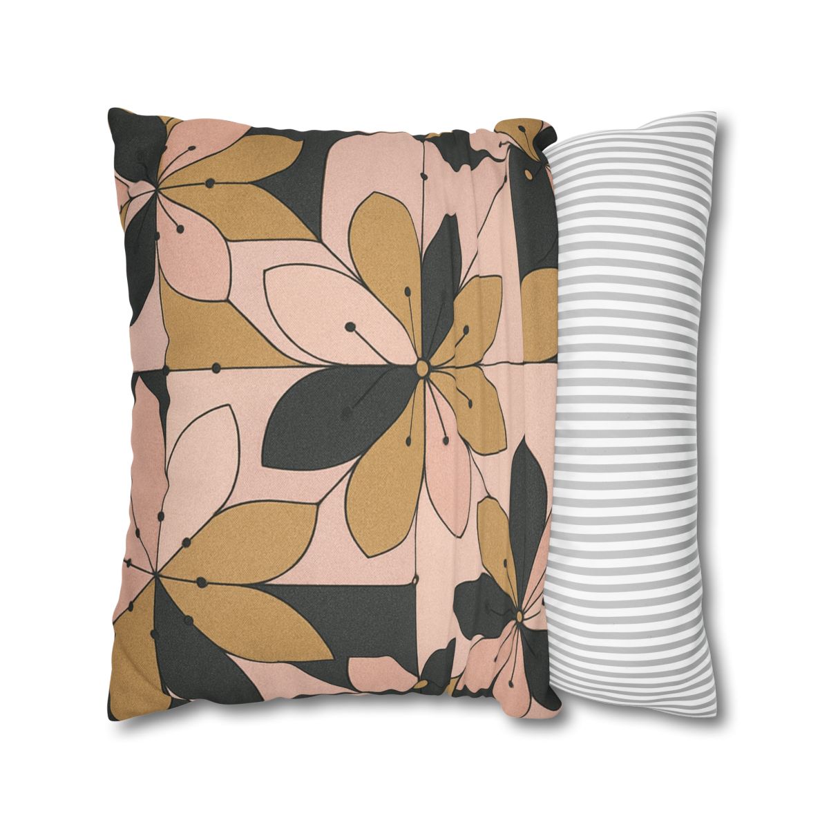 Petal Circuit Mosaic designer print pillow cases