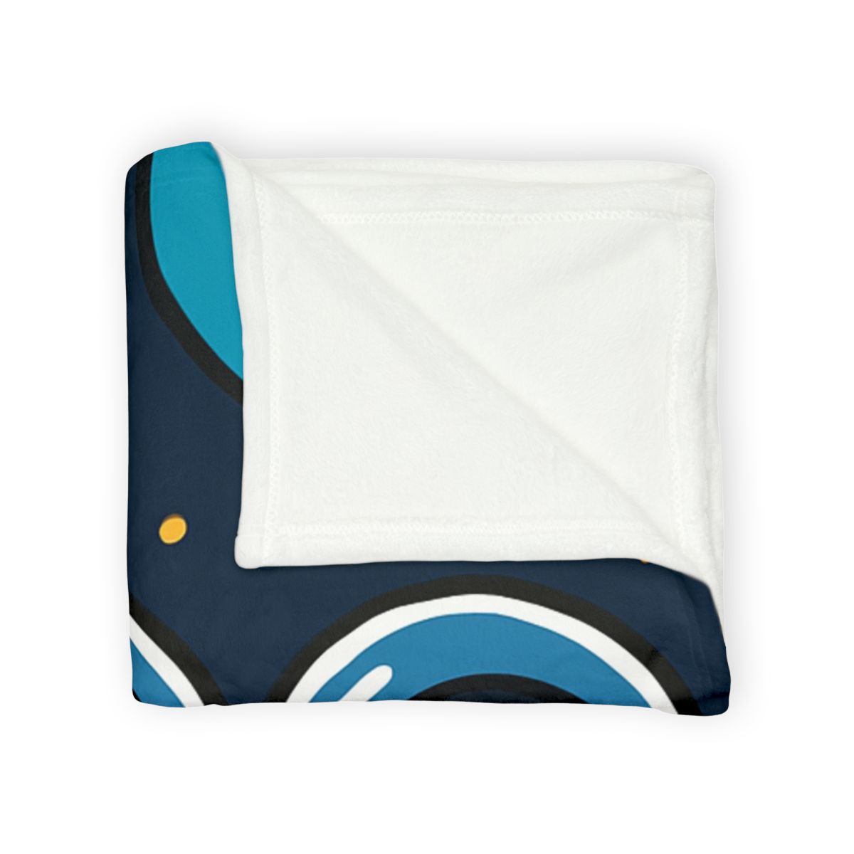 Stargazing Penguins On The Moon designer printed blankets