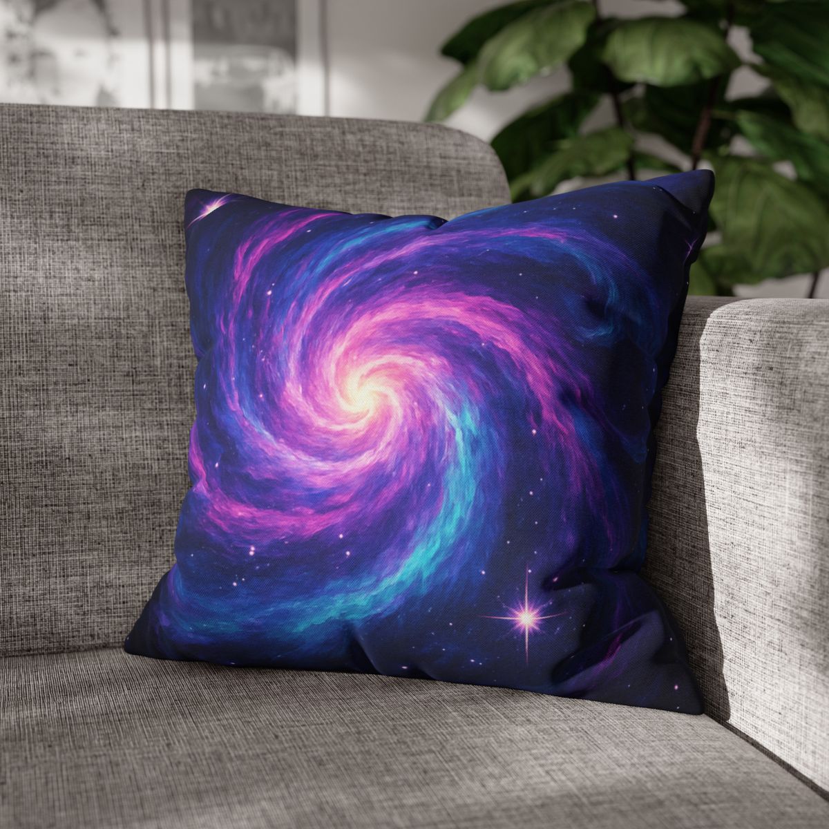 Nebula Spiral Haze stylish decorative pillowcases