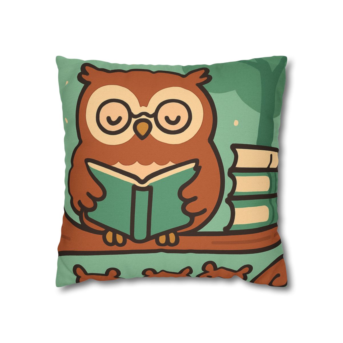 Forest Library Owl comfortable bedding pillow covers