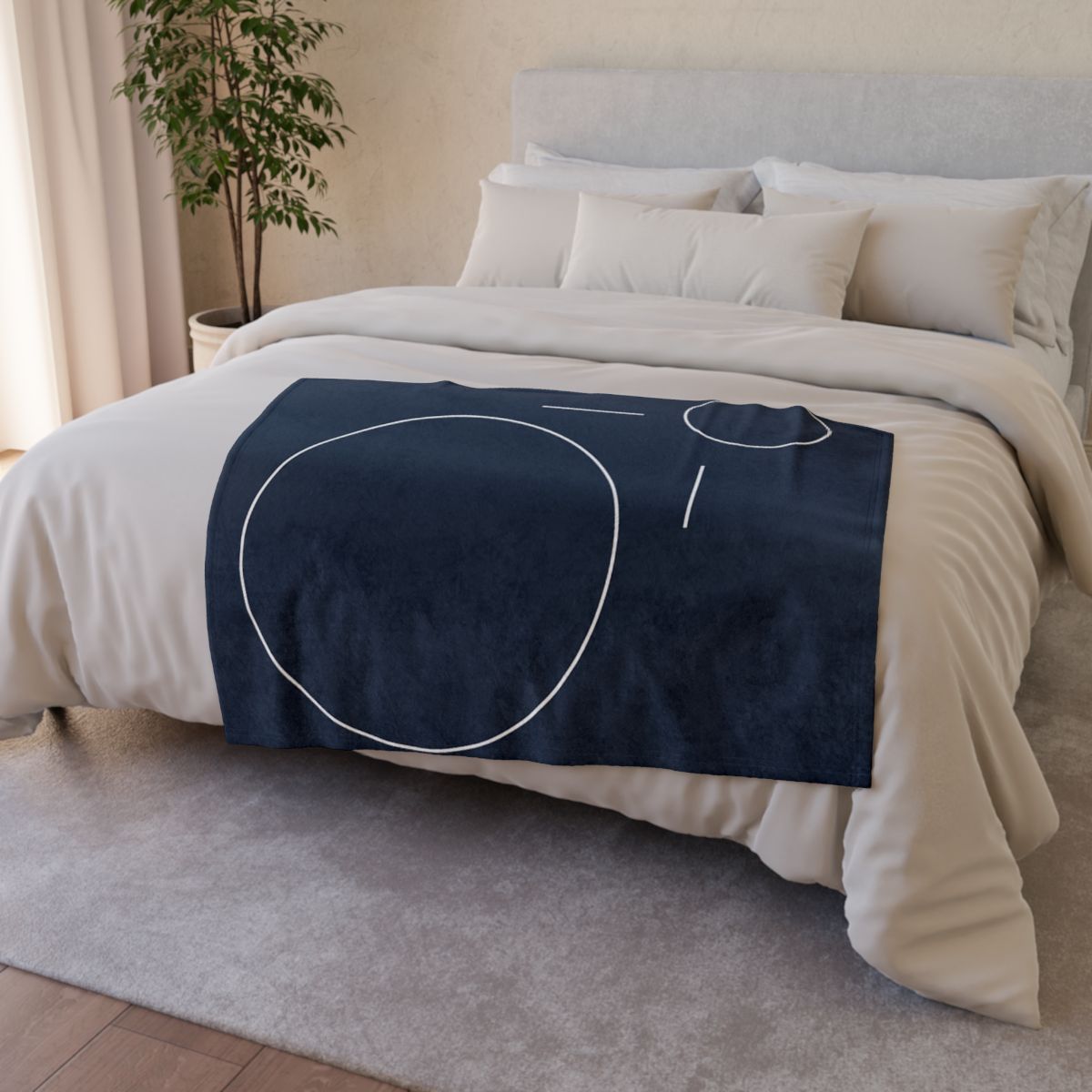 Offset Ring And Bar Constellation stylish throw blankets