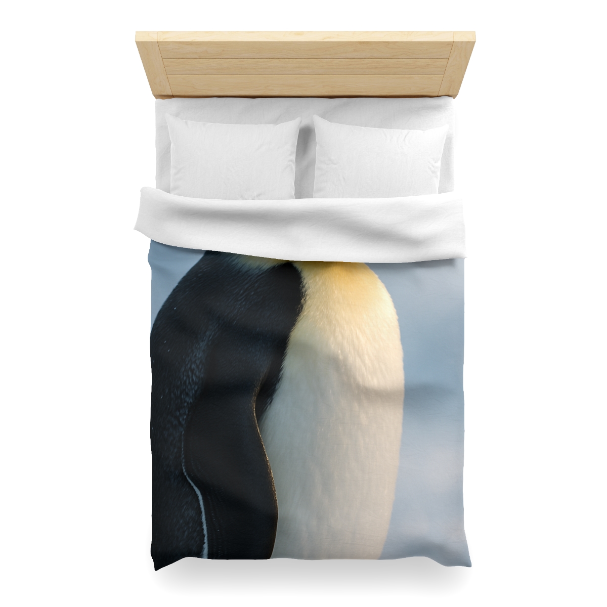 Glacier Gaze Emperor Penguin stylish duvet covers