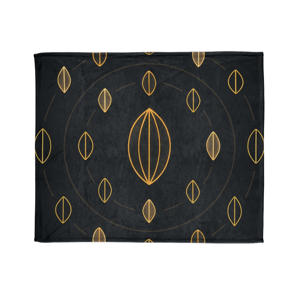 Orbiting Seed Ring Pattern warm winter blankets