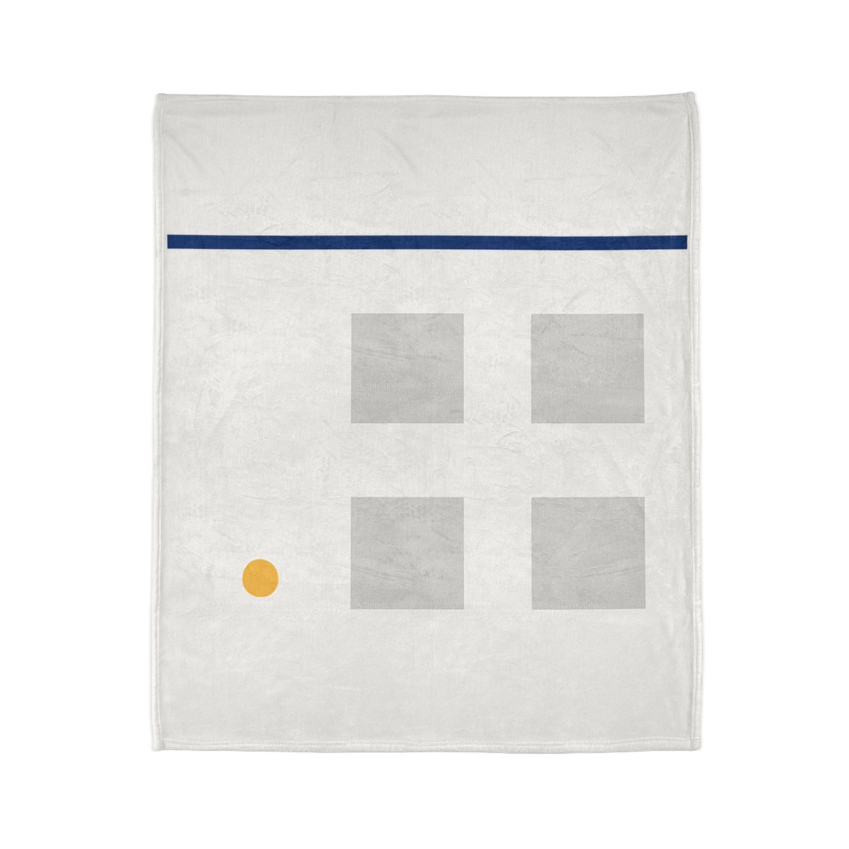 Sparse Grid With Missing Corner And Accent Point decorative home blankets