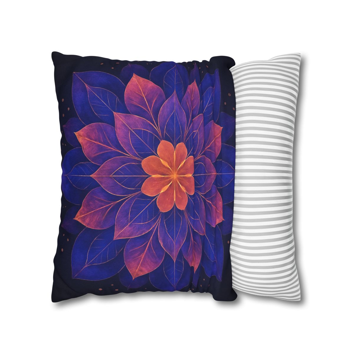 Petal Prism Mandala trendy patterned pillow cases