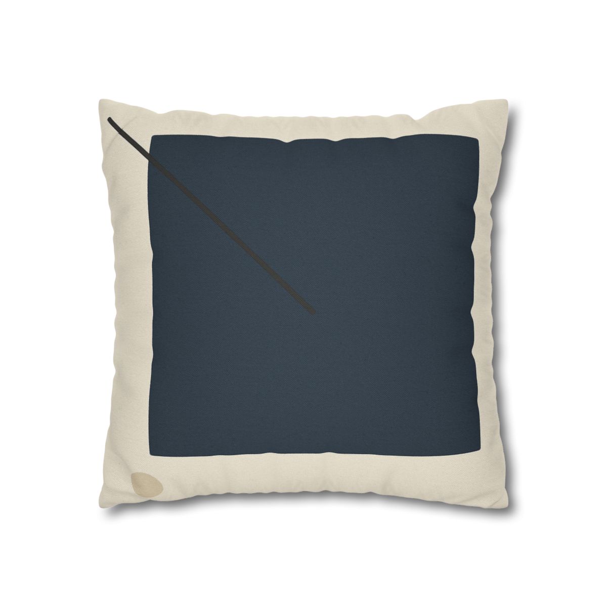 Diagonal Line And Square Balance soft cotton pillow cases