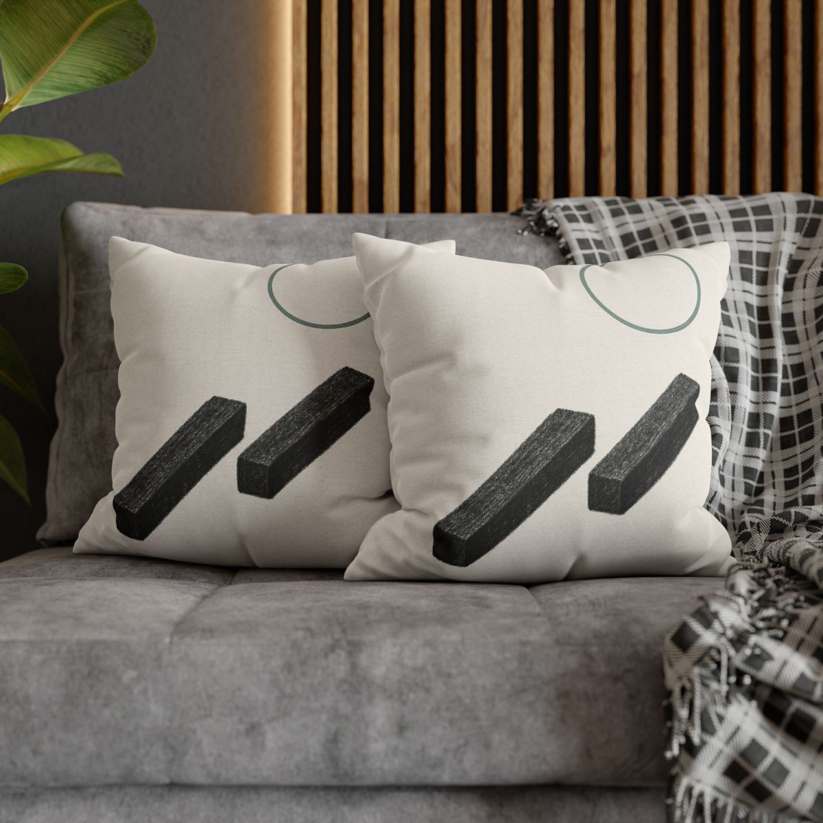 Staggered Bars With Floating Ring soft cotton pillow cases