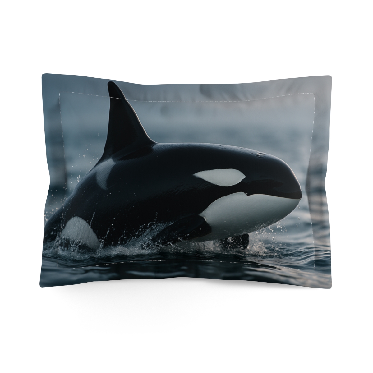 Tidal Monarch Orca soft plush pillows