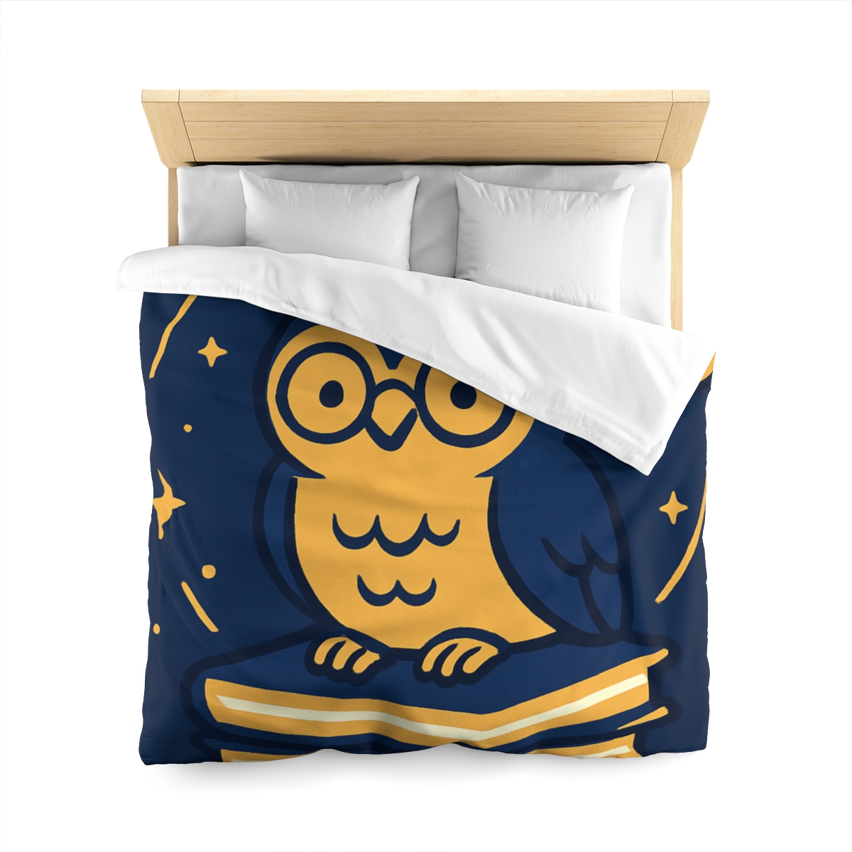 Galactic Owl Library stylish duvet covers