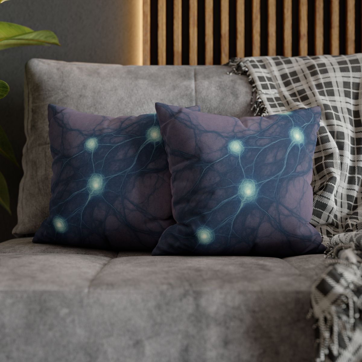 Cosmic Web Filament Weave comfortable bedding pillow covers