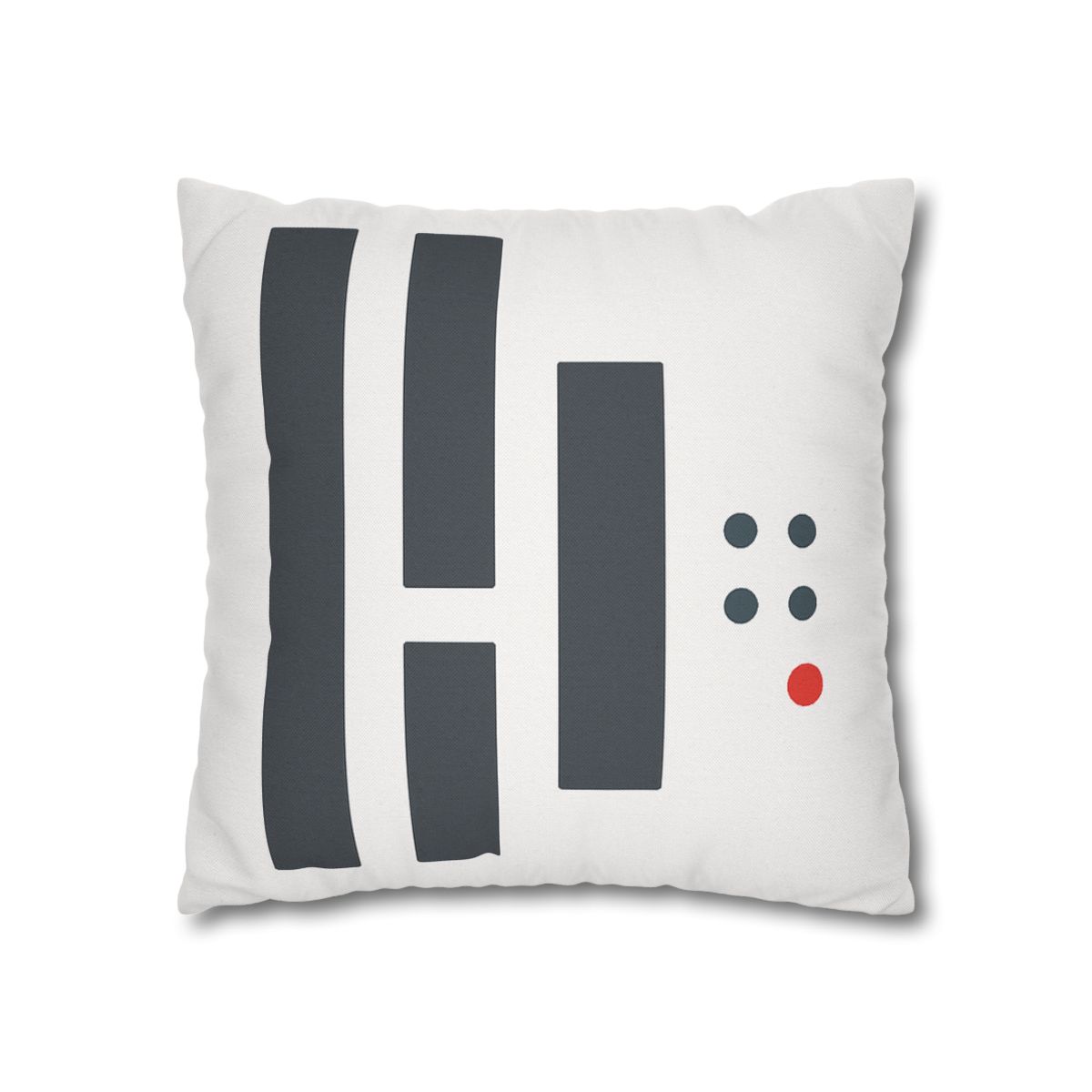 Stepped Columns With Missing Cell Grid trendy patterned pillow cases
