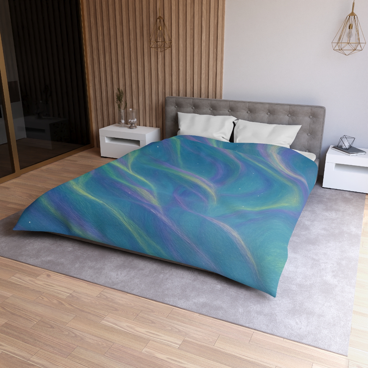 Aurora Filament Weave personalized bedding duvets