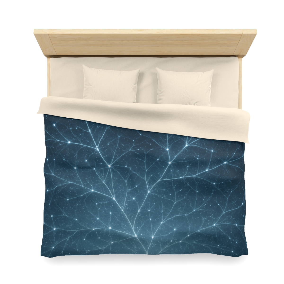 Starlit Fractal Canopy duvets for gifts