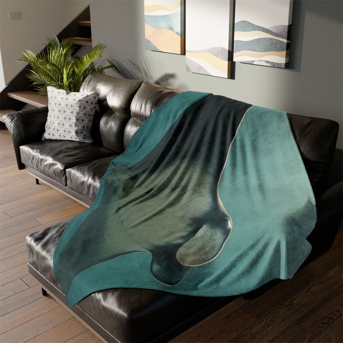 Silent Glide Giant Manta Ray custom blankets