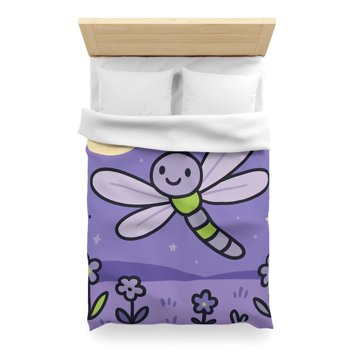 Moonlight Meadow Dragonfly custom duvets