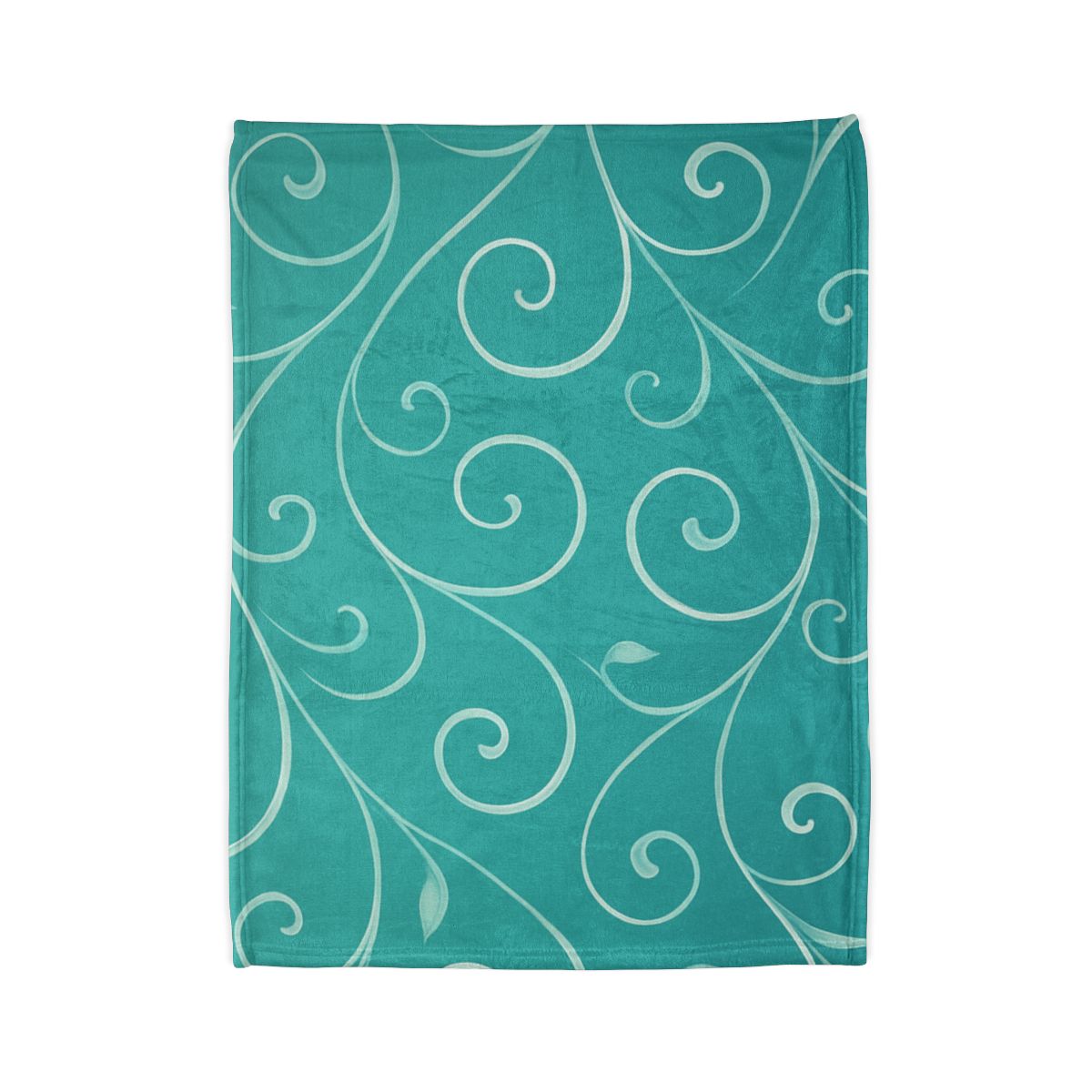 Vine Curl Wave Mesh designer printed blankets