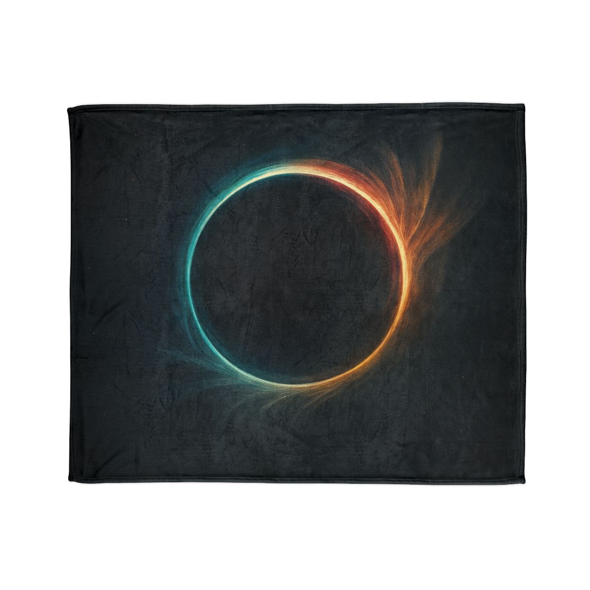 Prismatic Event Horizon Bloom soft fleece blankets