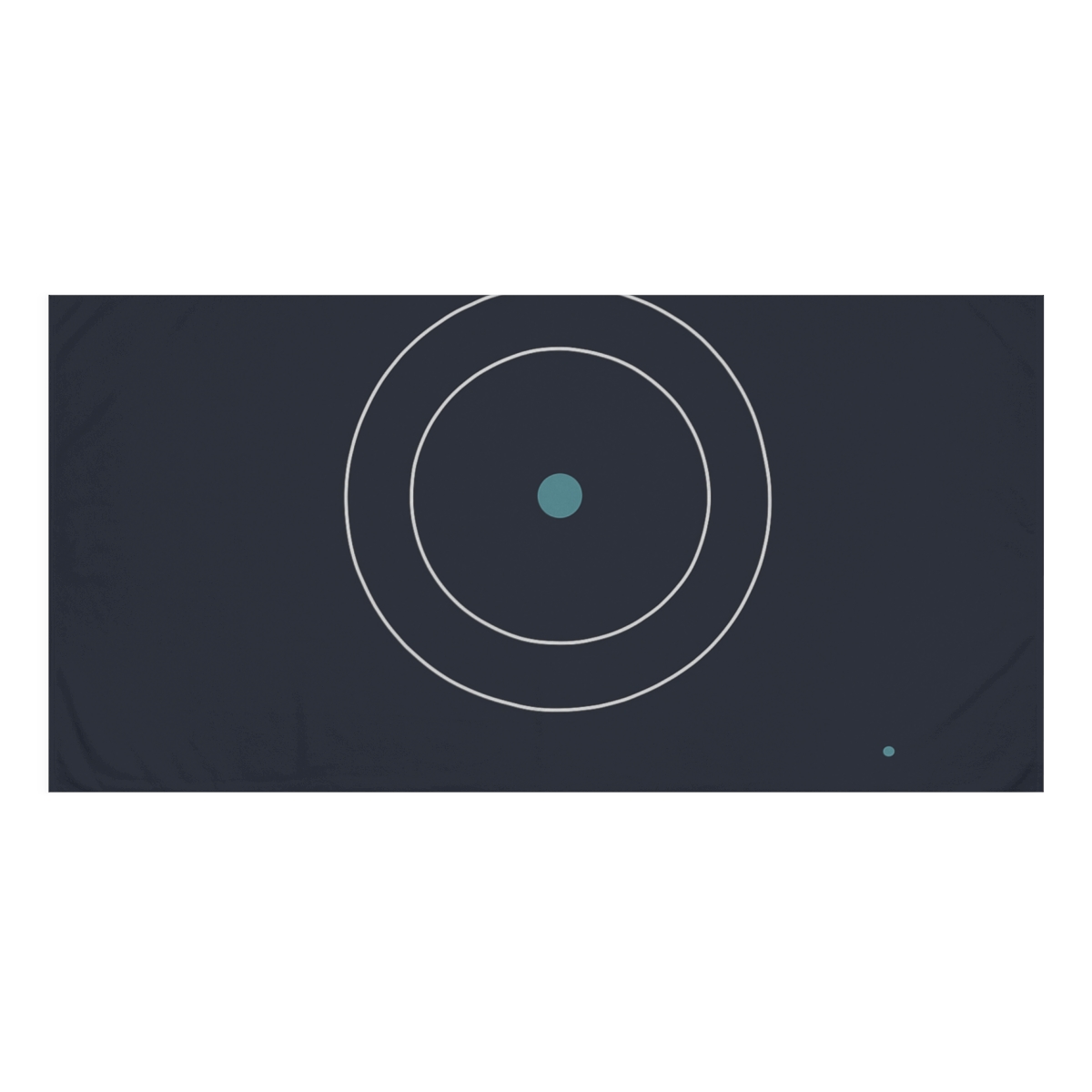 Calm Orbiting Line Cluster unique gift towels