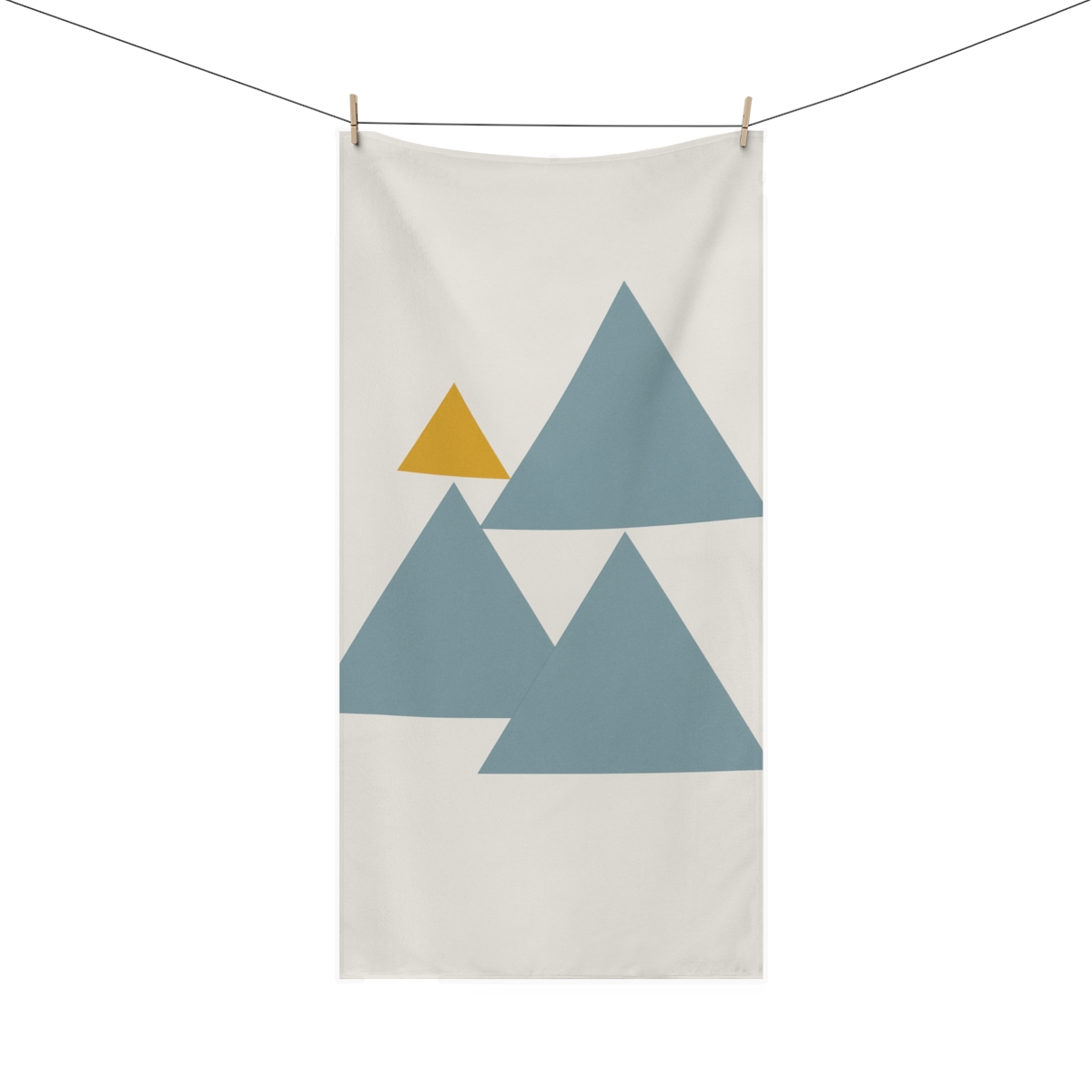 Calm Triangle Array comfortable face towels