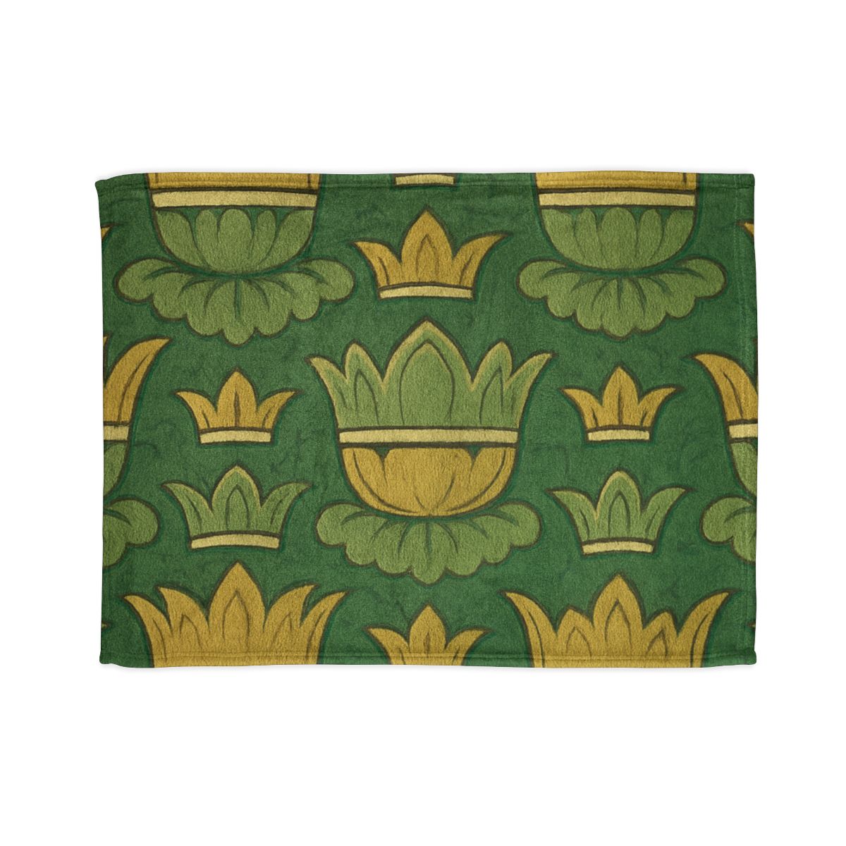 Calyx Crown Tessellation soft fleece blankets