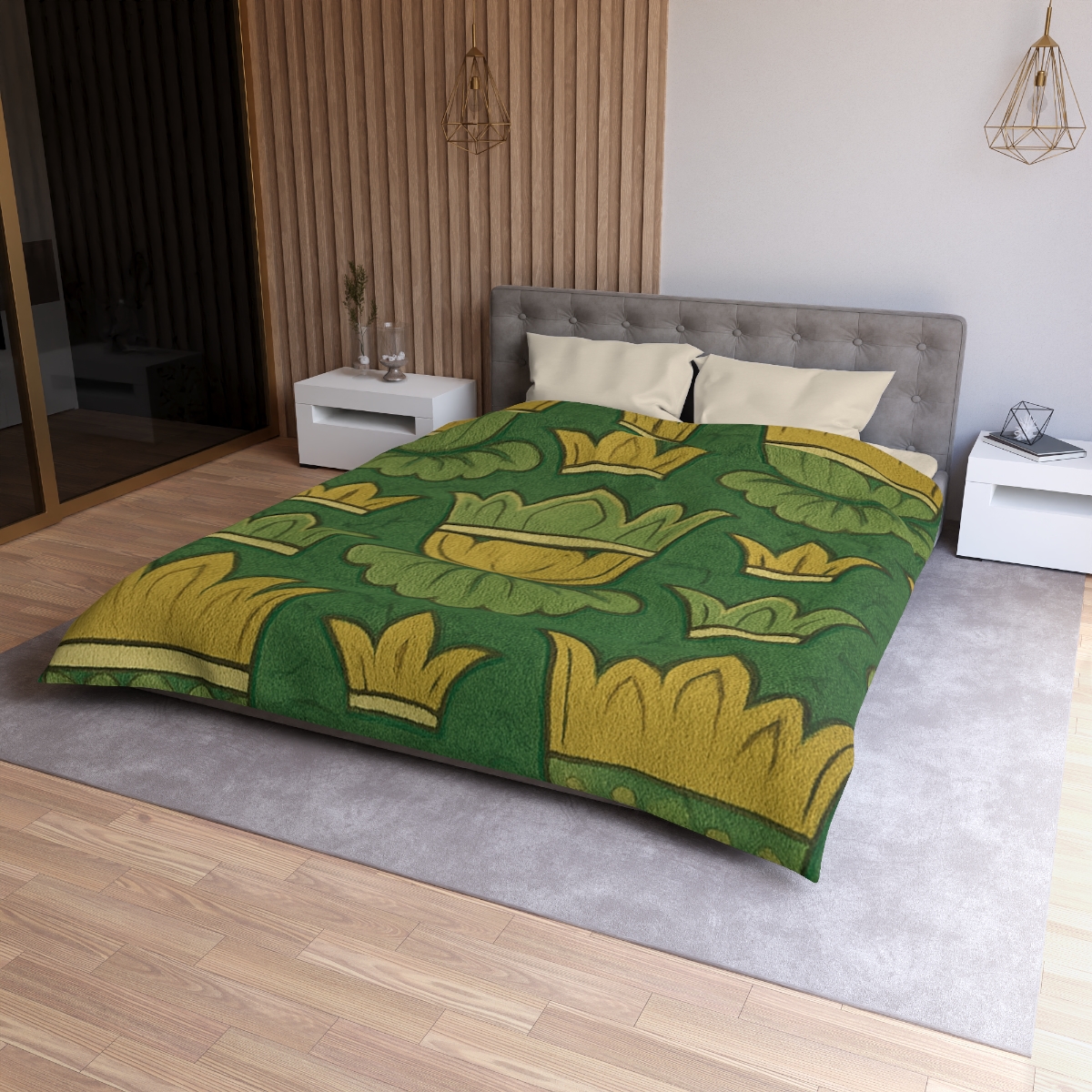 Calyx Crown Tessellation personalized bedding duvets