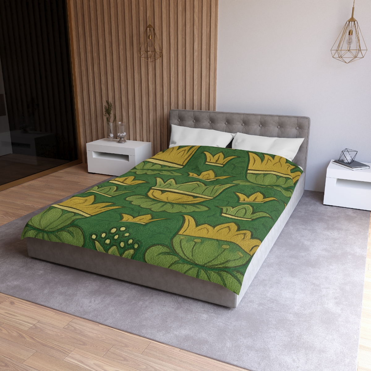 Calyx Crown Tessellation personalized bedding duvets