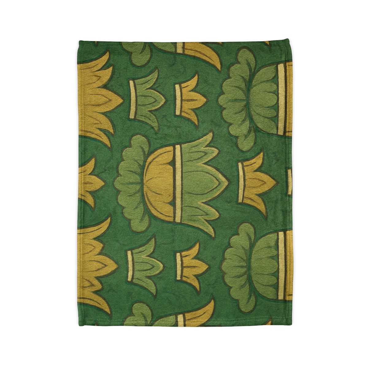 Calyx Crown Tessellation soft fleece blankets