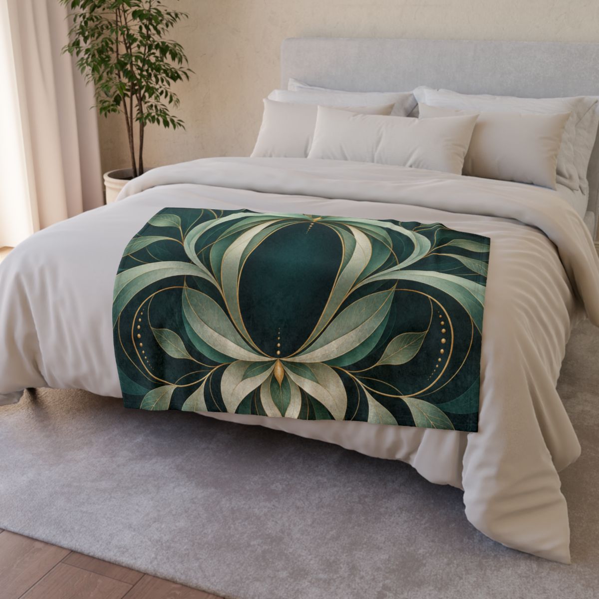 Calyx Ribbon Pulse custom blankets [AI-48148949-b6a50ccda430]