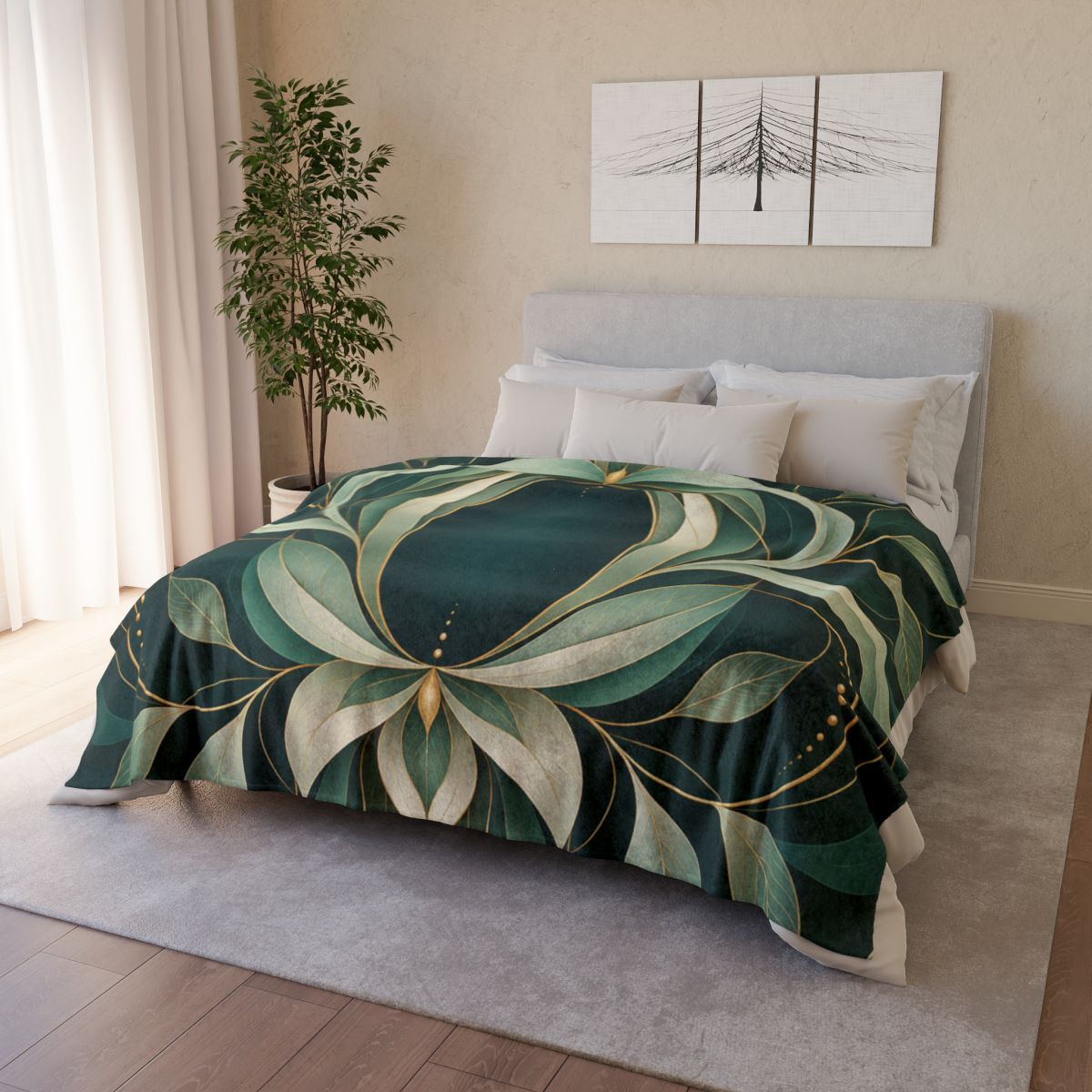 Calyx Ribbon Pulse custom blankets [AI-48148949-53182a90f77e]