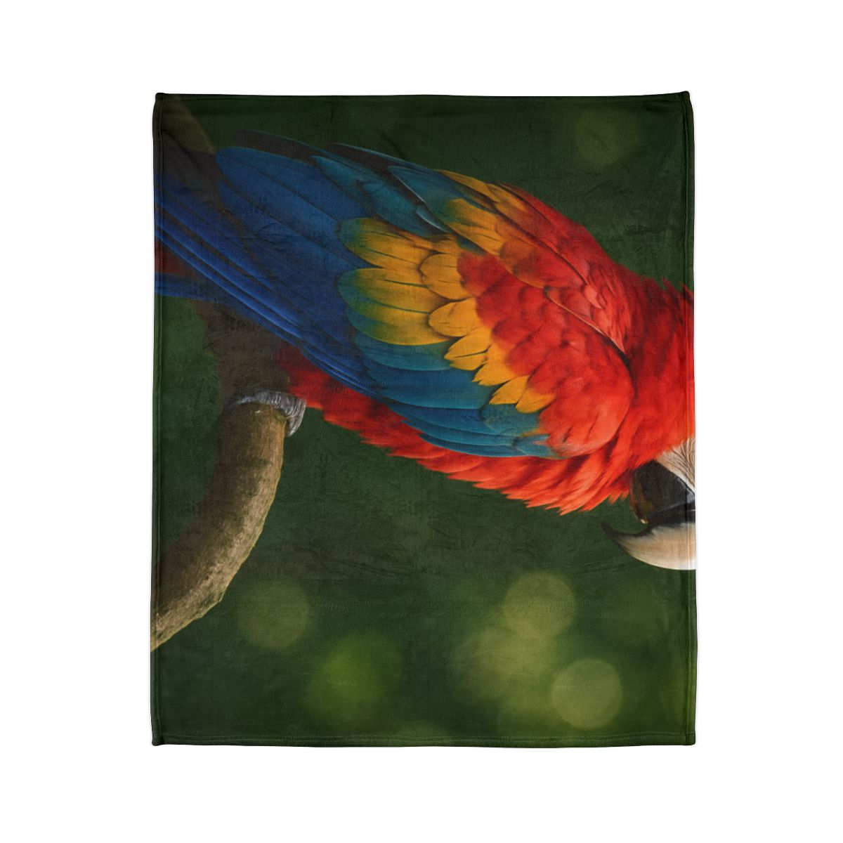 Canopy Flame Scarlet Macaw decorative home blankets