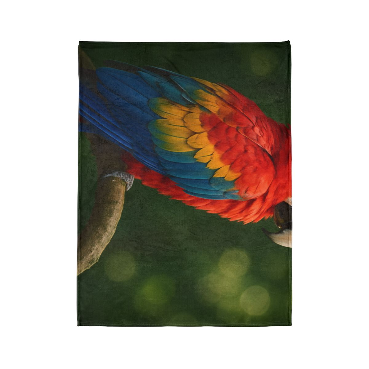 Canopy Flame Scarlet Macaw decorative home blankets