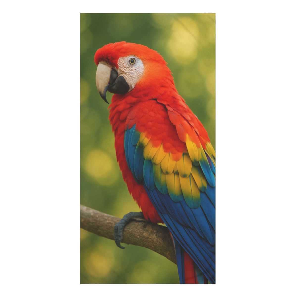 Canopy Flame Scarlet Macaw unique gift towels