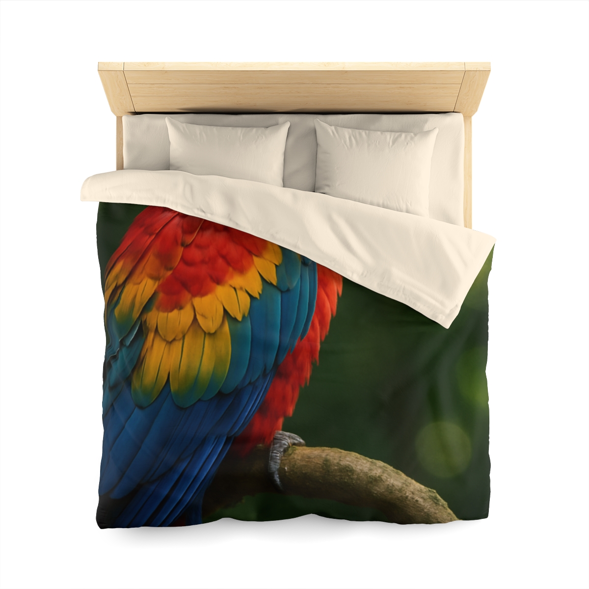 Canopy Flame Scarlet Macaw custom duvets